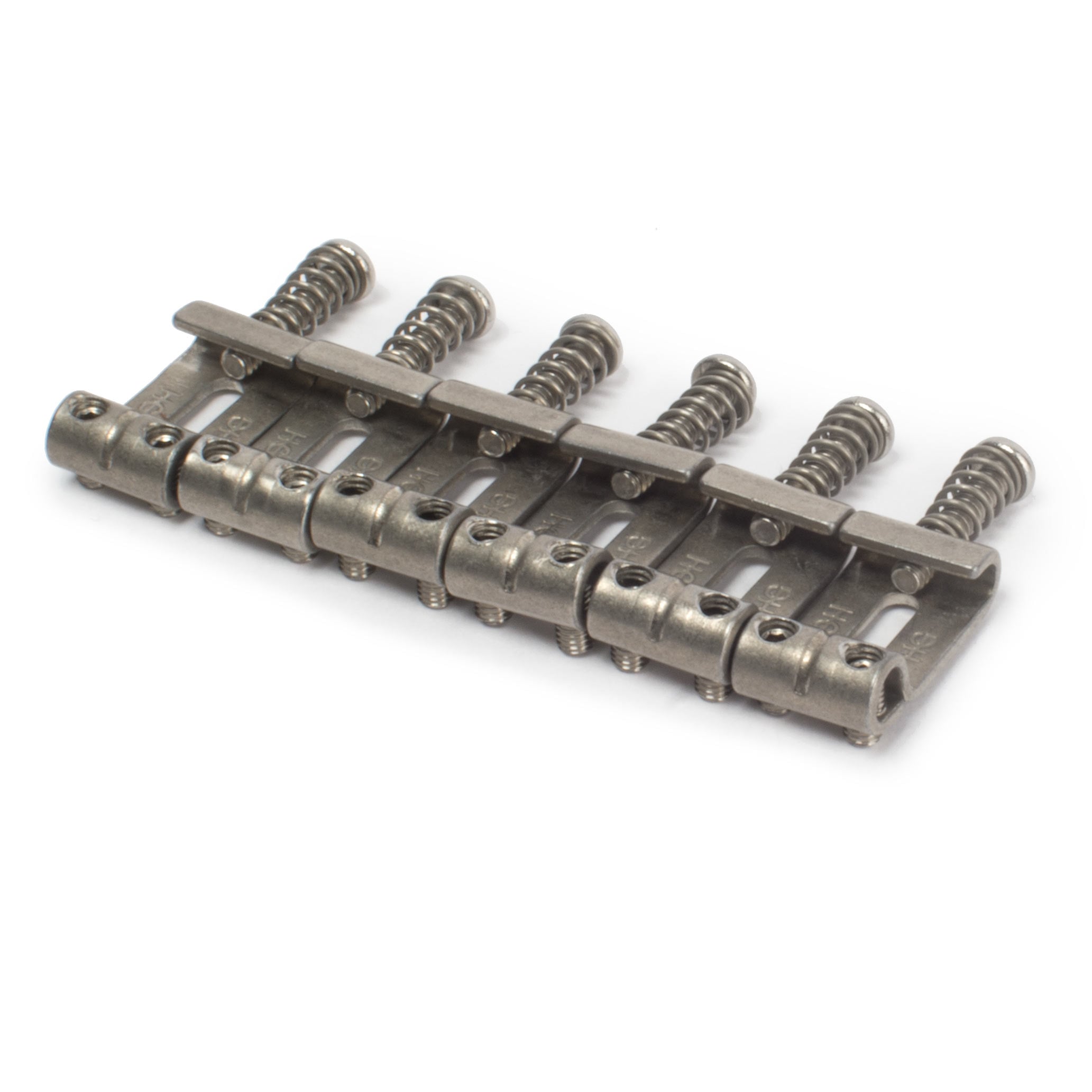 Highwood Contoured Vintage Saddles for Strat - Set of 6, Relic, 2-1/8" spread
