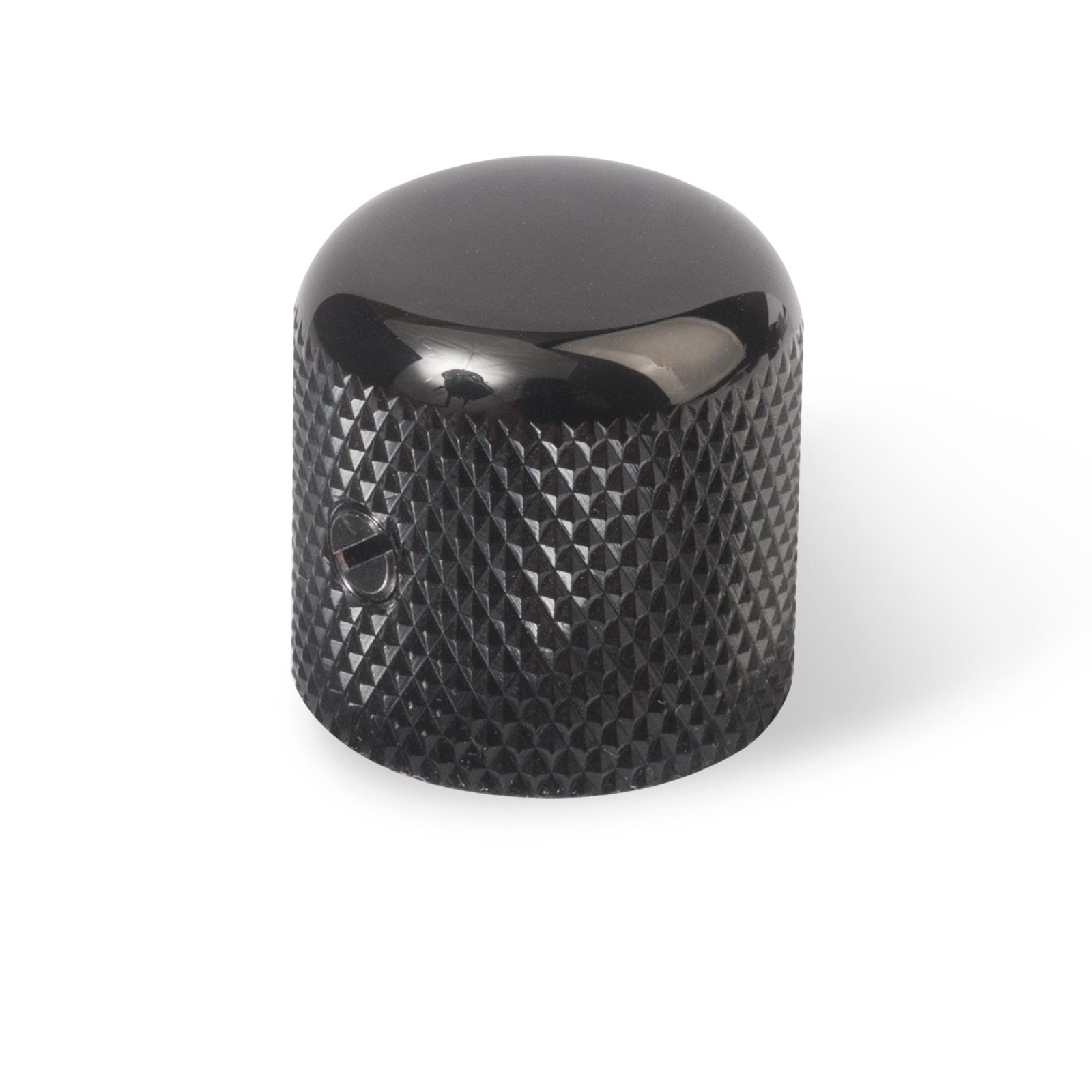 Gotoh Dome Knob, Black, 1/4" shaft