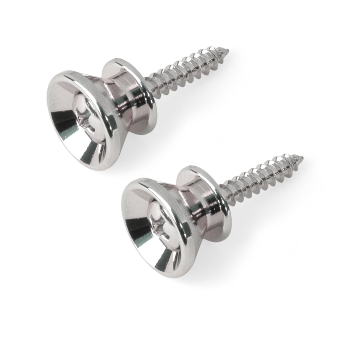 Gotoh Strap Buttons, Nickel, set of 2