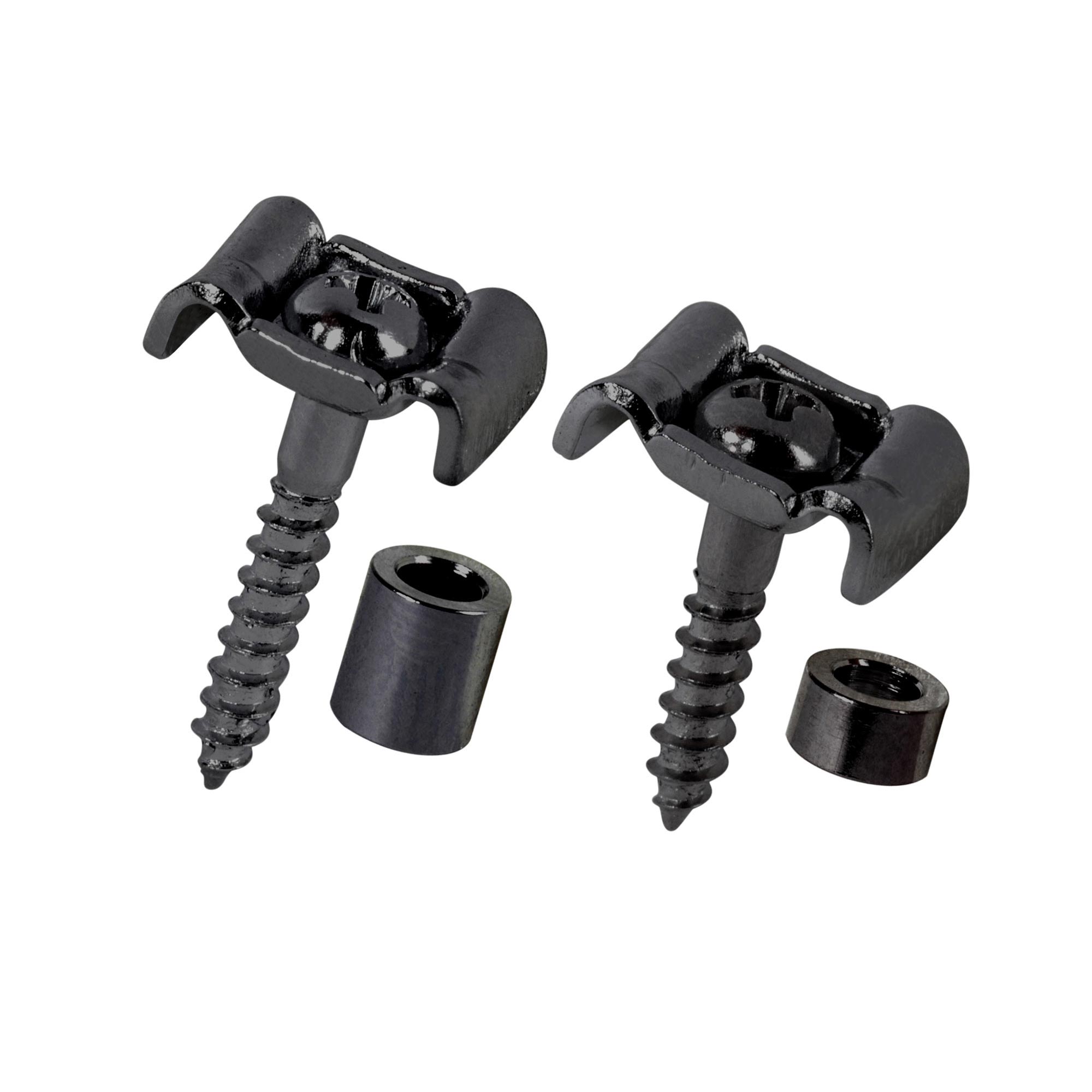 Gotoh Guitar String Retainers, Black, set of 2