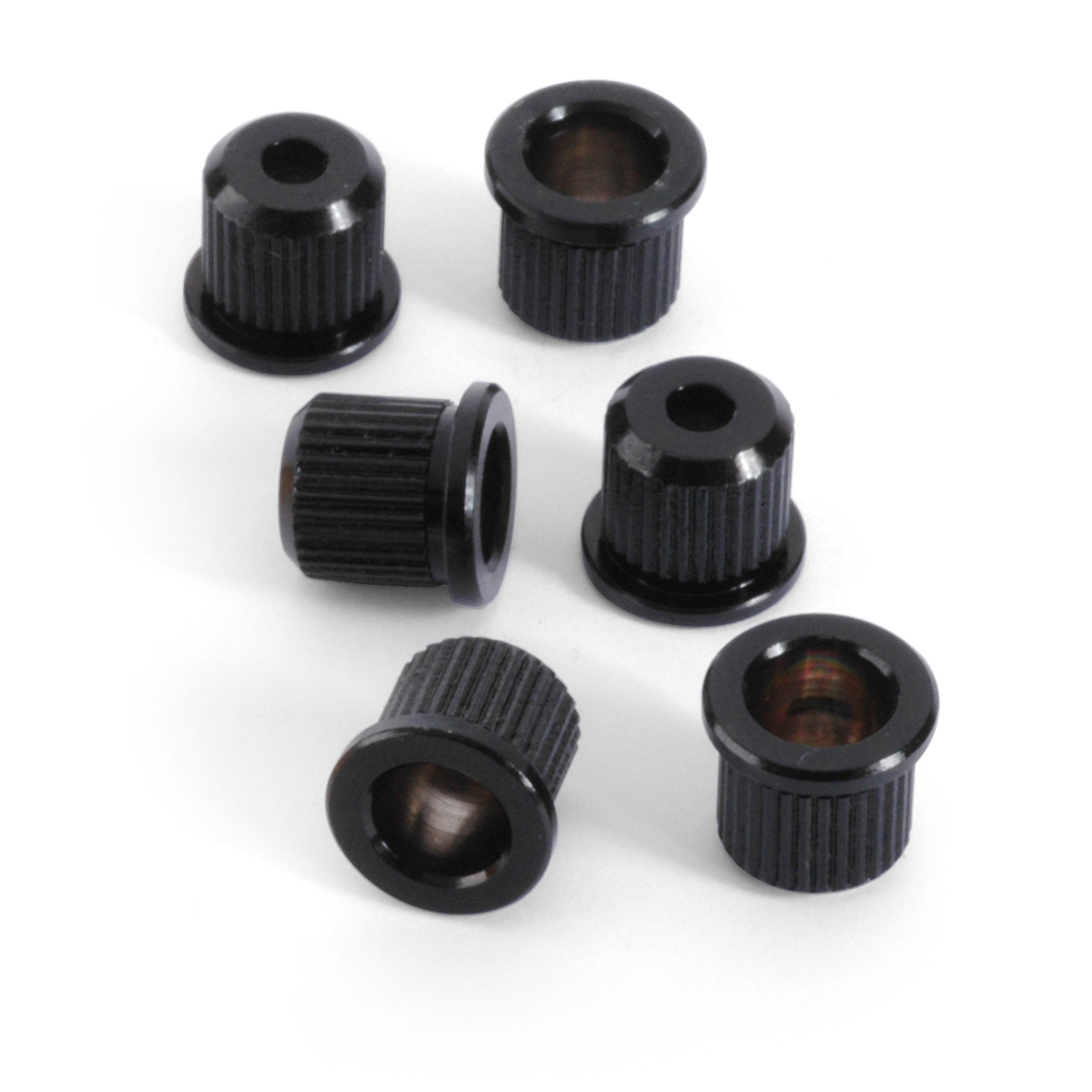Gotoh Guitar String Ferrules, Black, set of 6