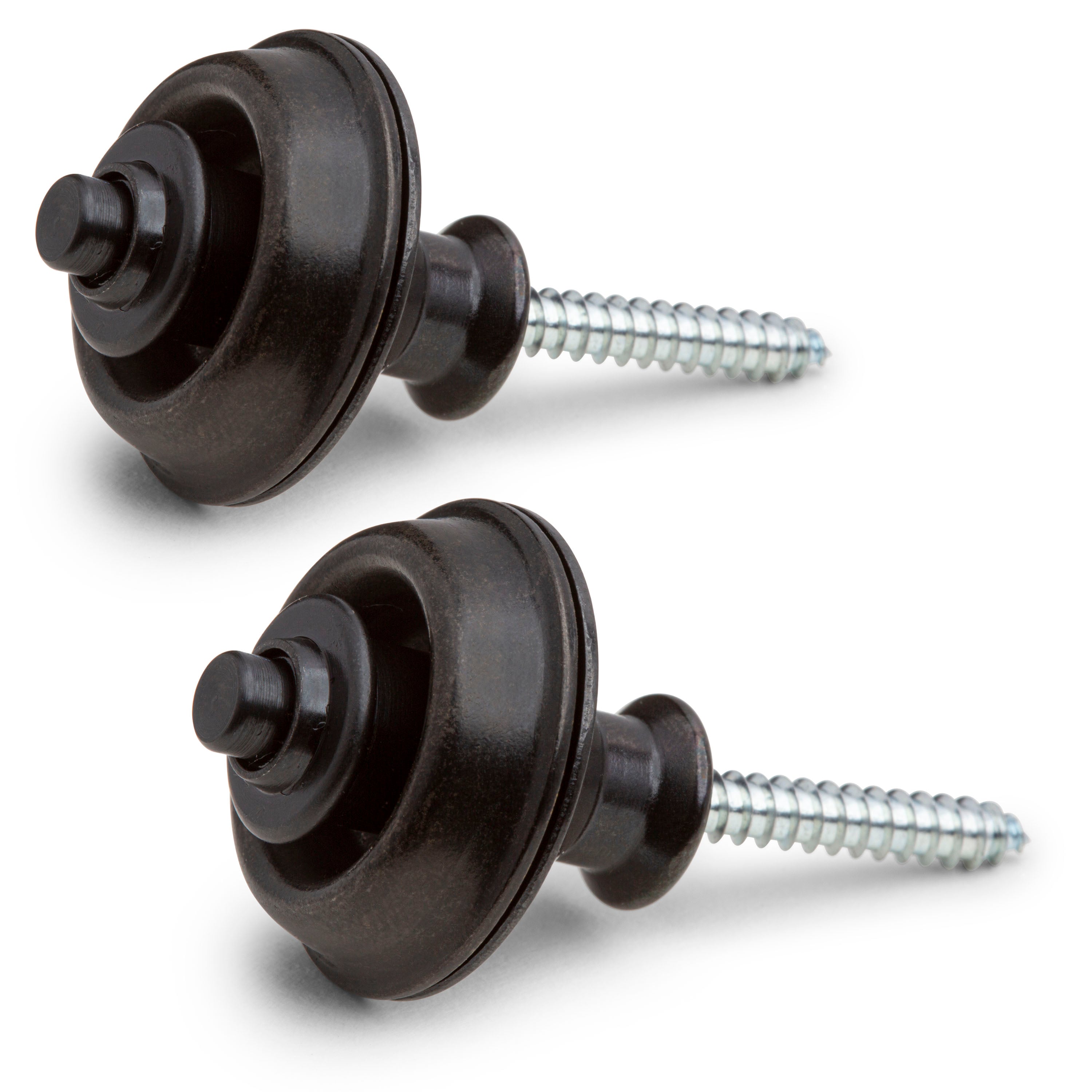 Dunlop Straplok System, Black, Set of 2