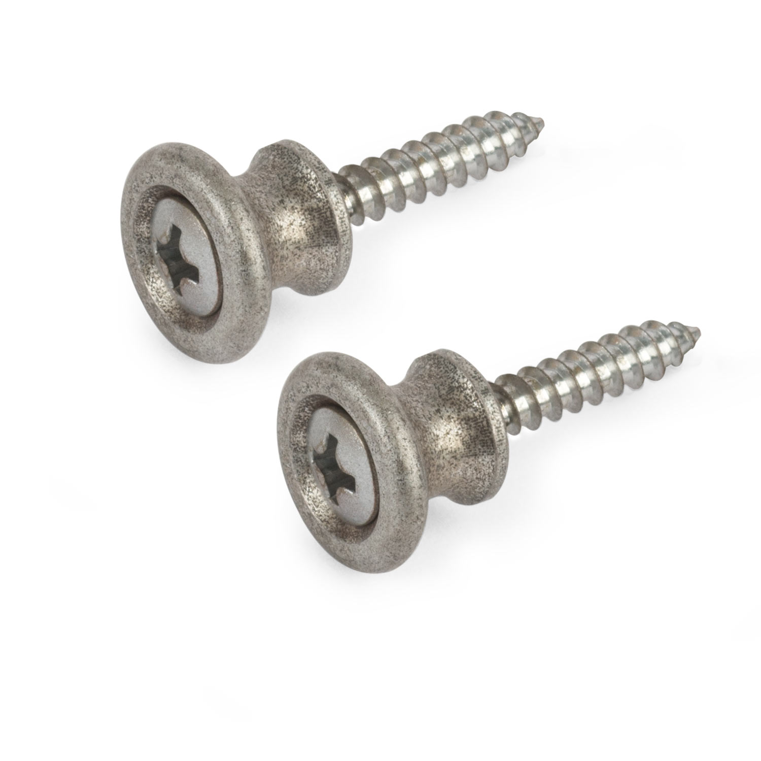 Gotoh Strap Buttons for Gibson, Relic Aluminum, set of 2