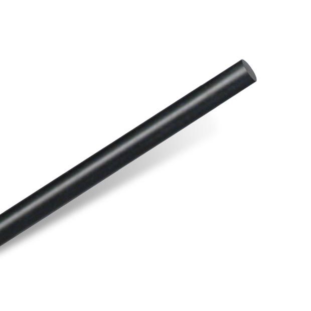 Plastic Side Dot Material, Black, 1/16" diameter