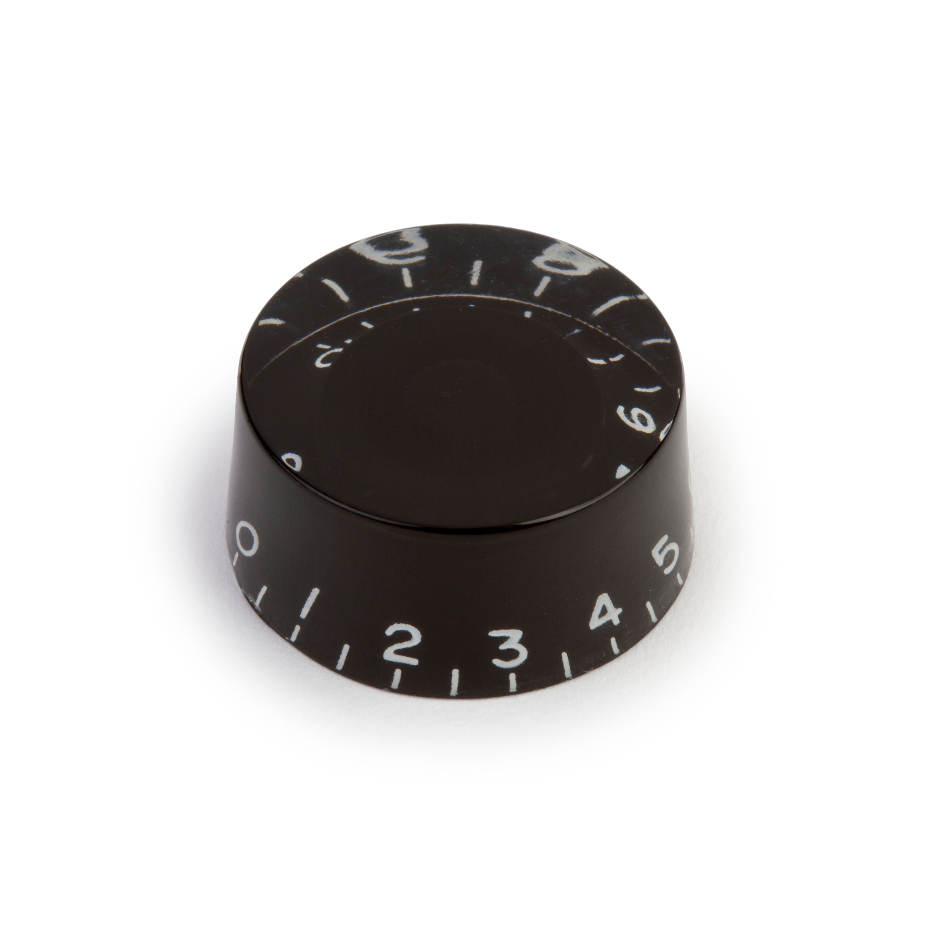 Speed Knob, Black, for coarse-knurled pot shaft (Alpha)