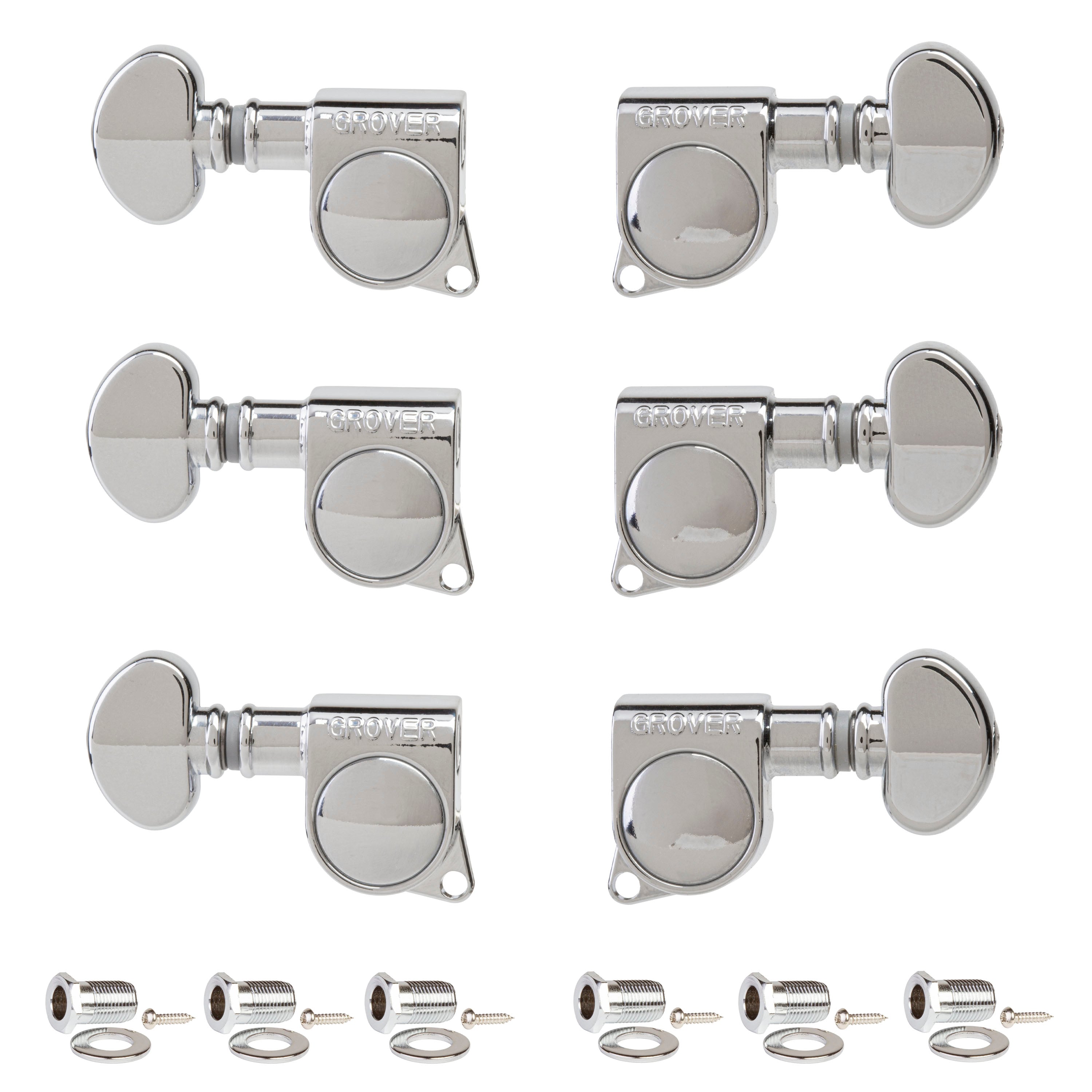 Grover Mini Locking Rotomatics (406 Series) 3+3 Tuners