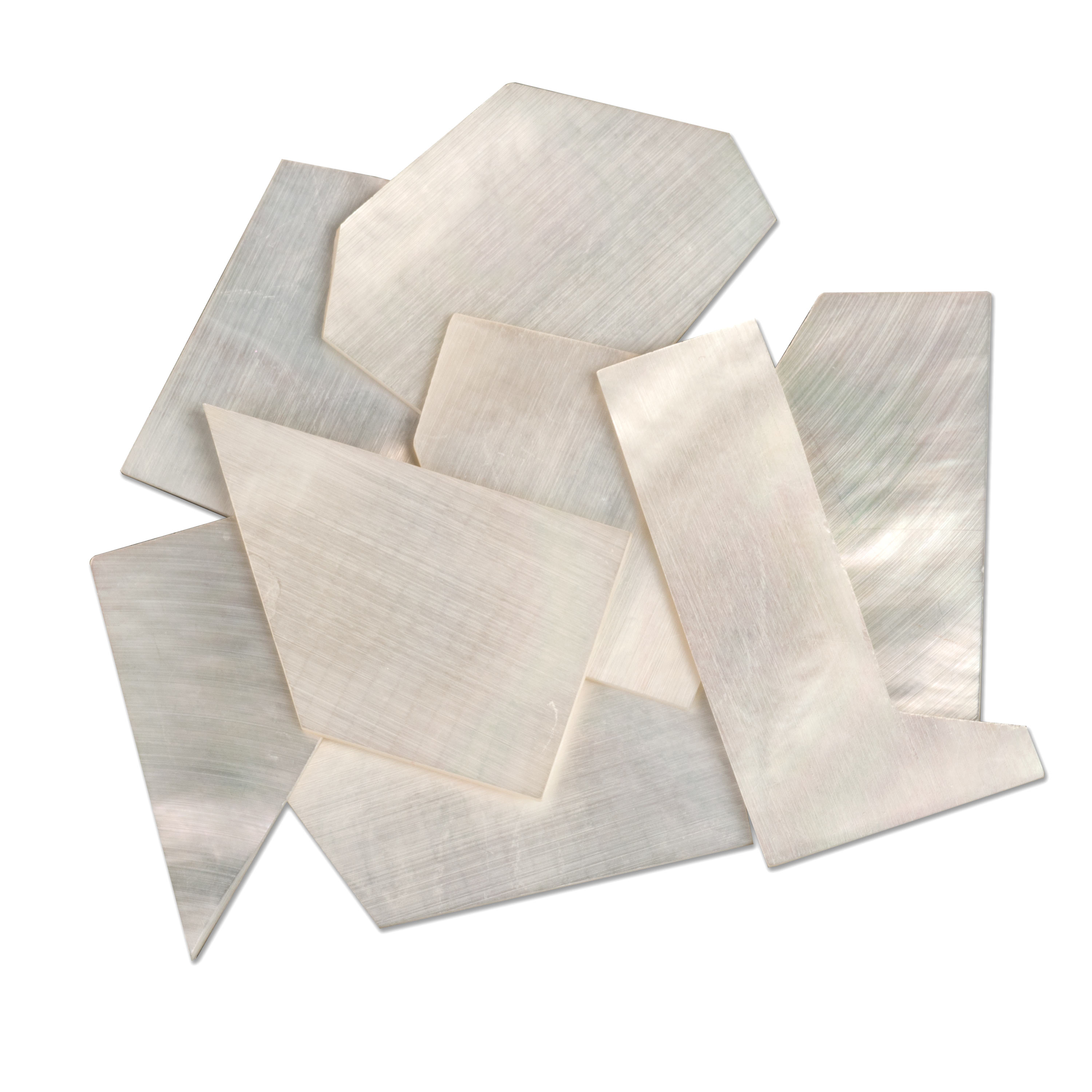 Pearl Inlay Blanks - 1oz Pack, White mother-of-pearl