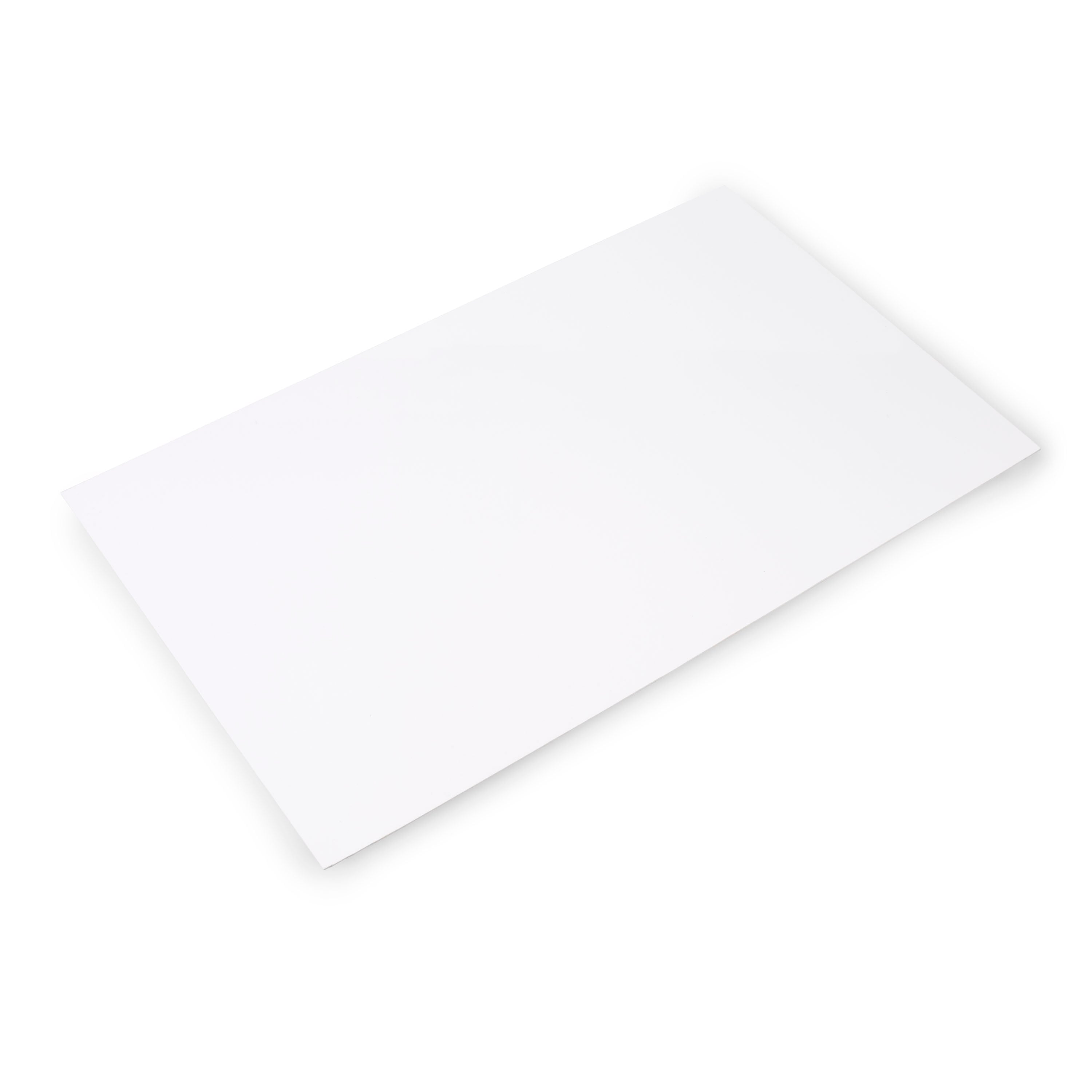 White Pickguard Material, 0.059" (1.5mm) thick
