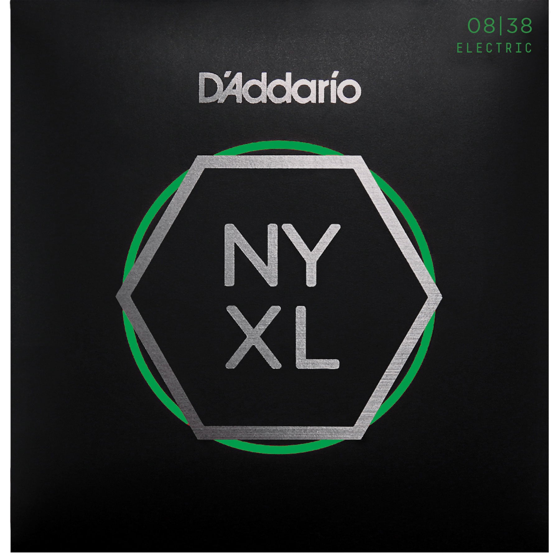 D'Addario NYXL Nickel Wound Electric Guitar Strings, Extra Super Light (NYXL0838)