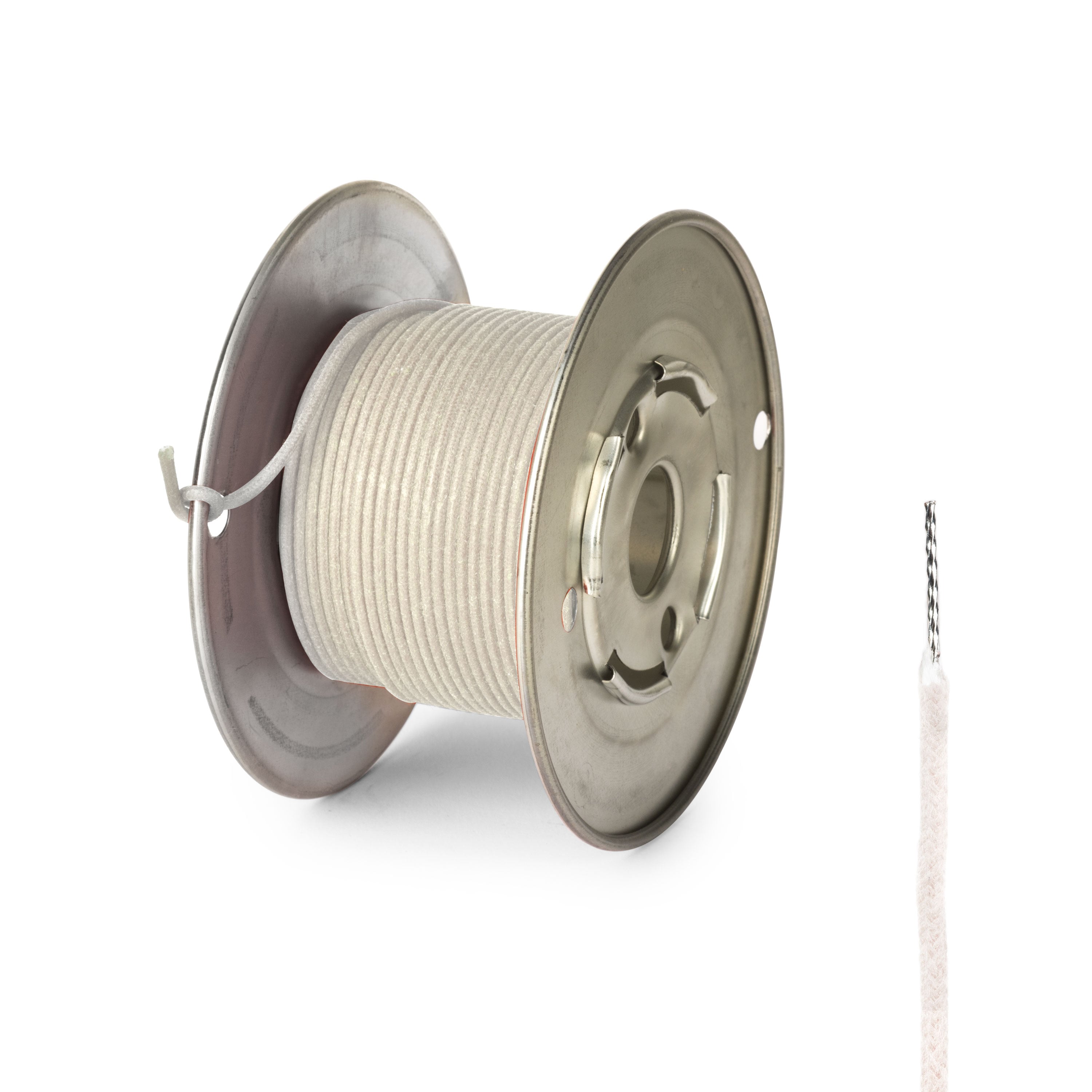 Vintage Stranded Core Push-back Wire - 50 feet, White