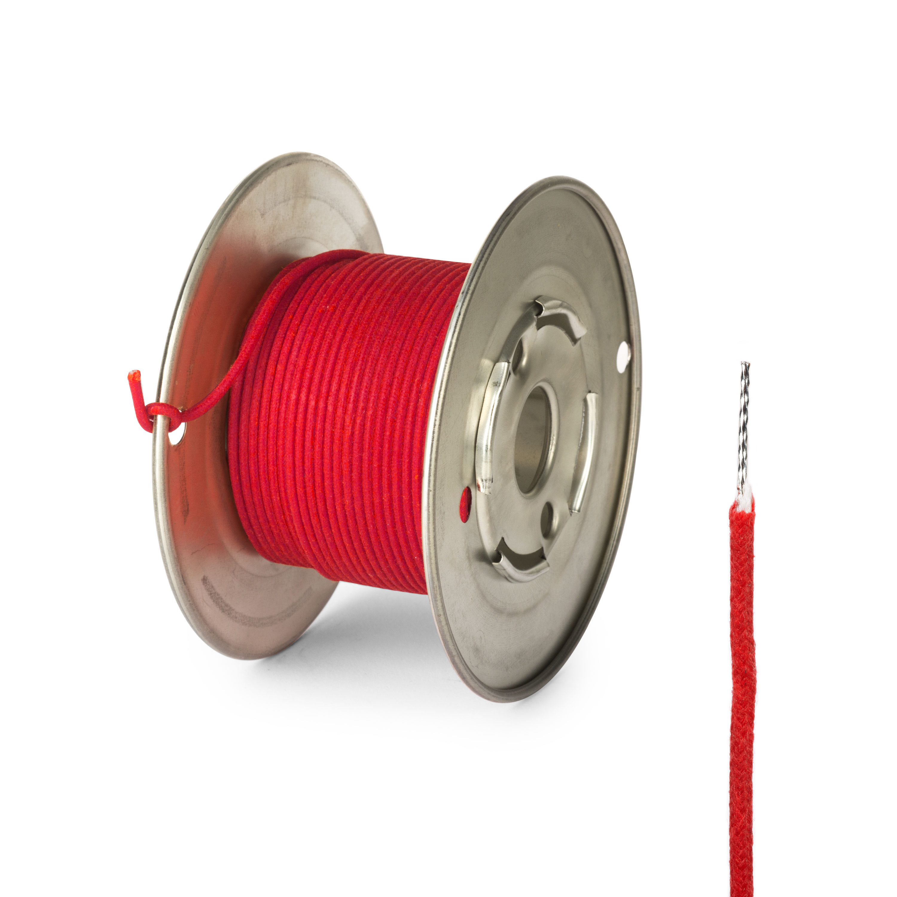 Vintage Stranded Core Push-back Wire - 50 feet, Red