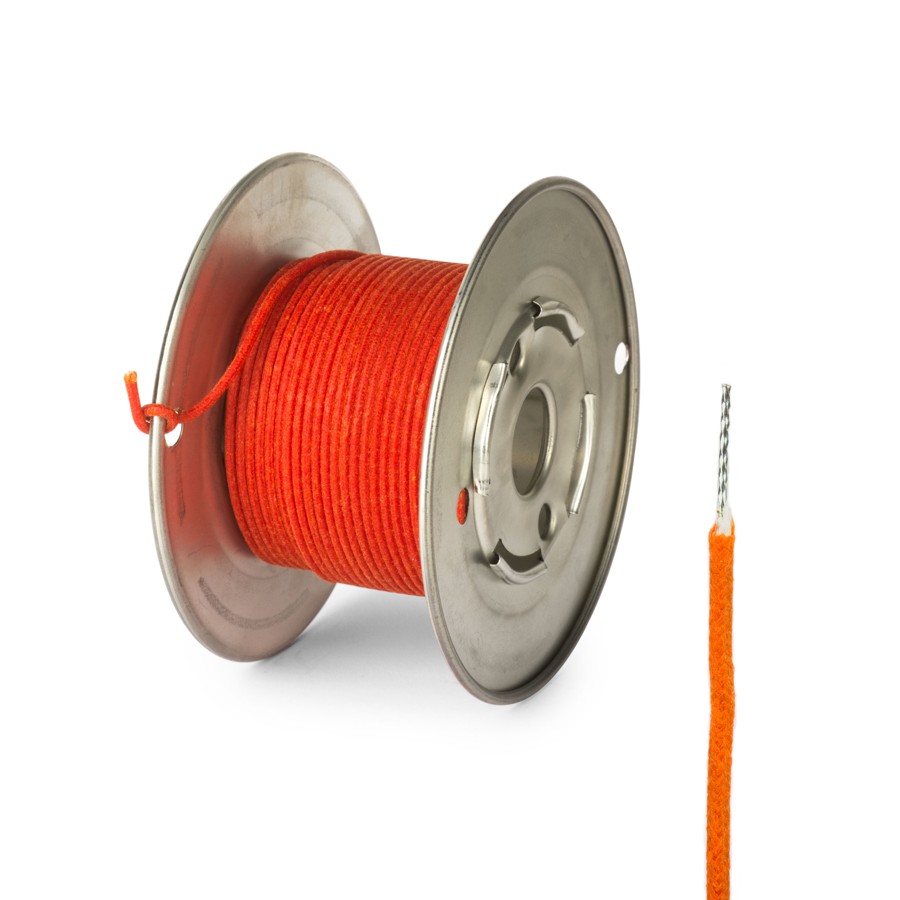 Vintage Stranded Core Push-back Wire - 50 feet, Orange