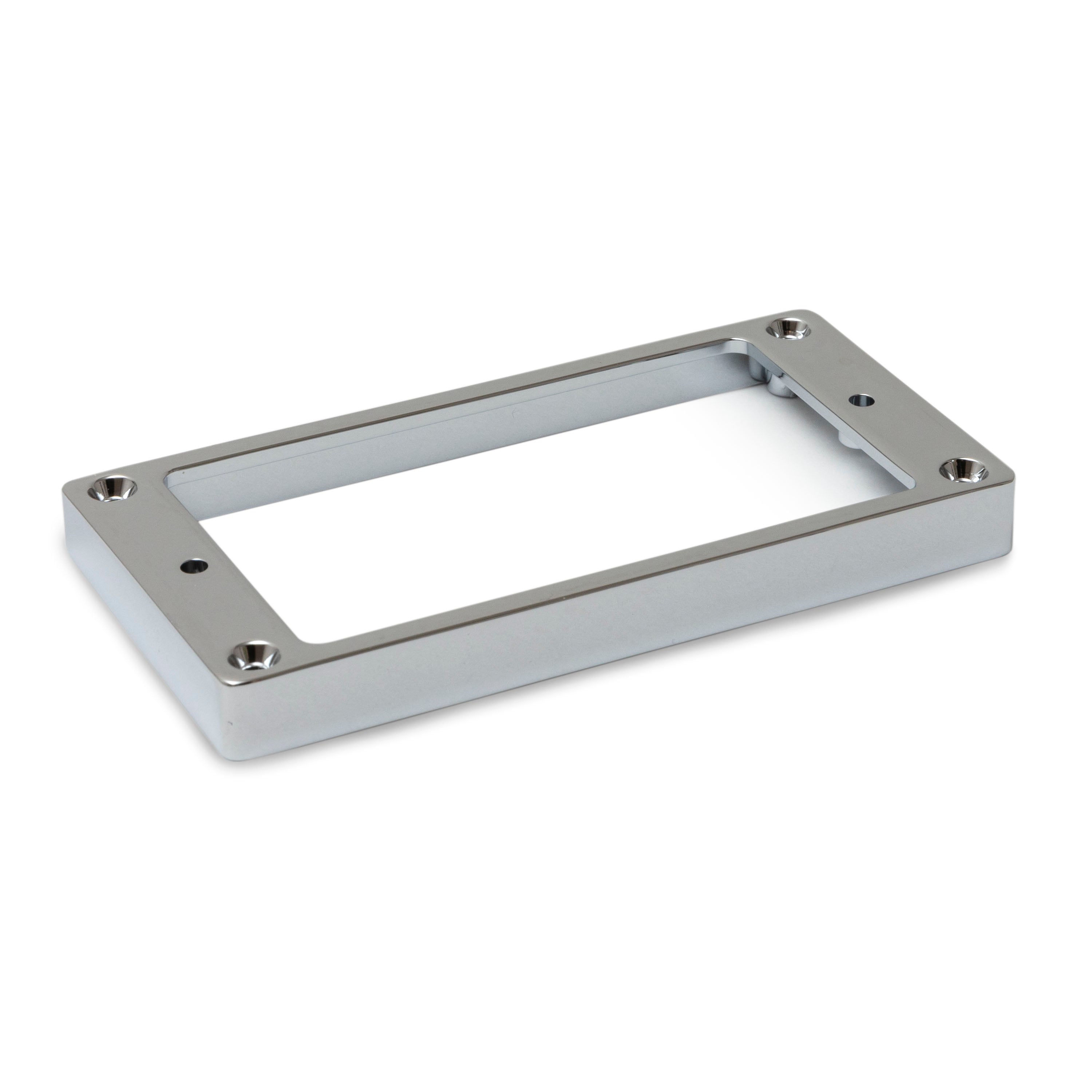 Metal Humbucker Mounting Rings for Flat Bodies, Chrome, tall tapered
