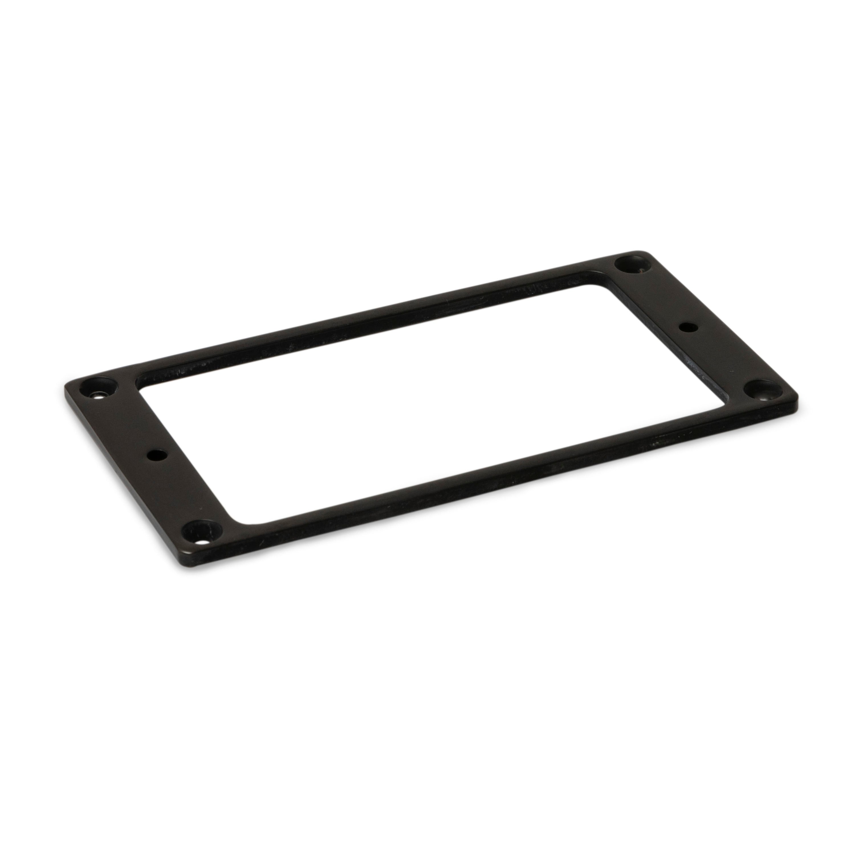 Metal Humbucker Mounting Rings for Flat Bodies, Black, untapered