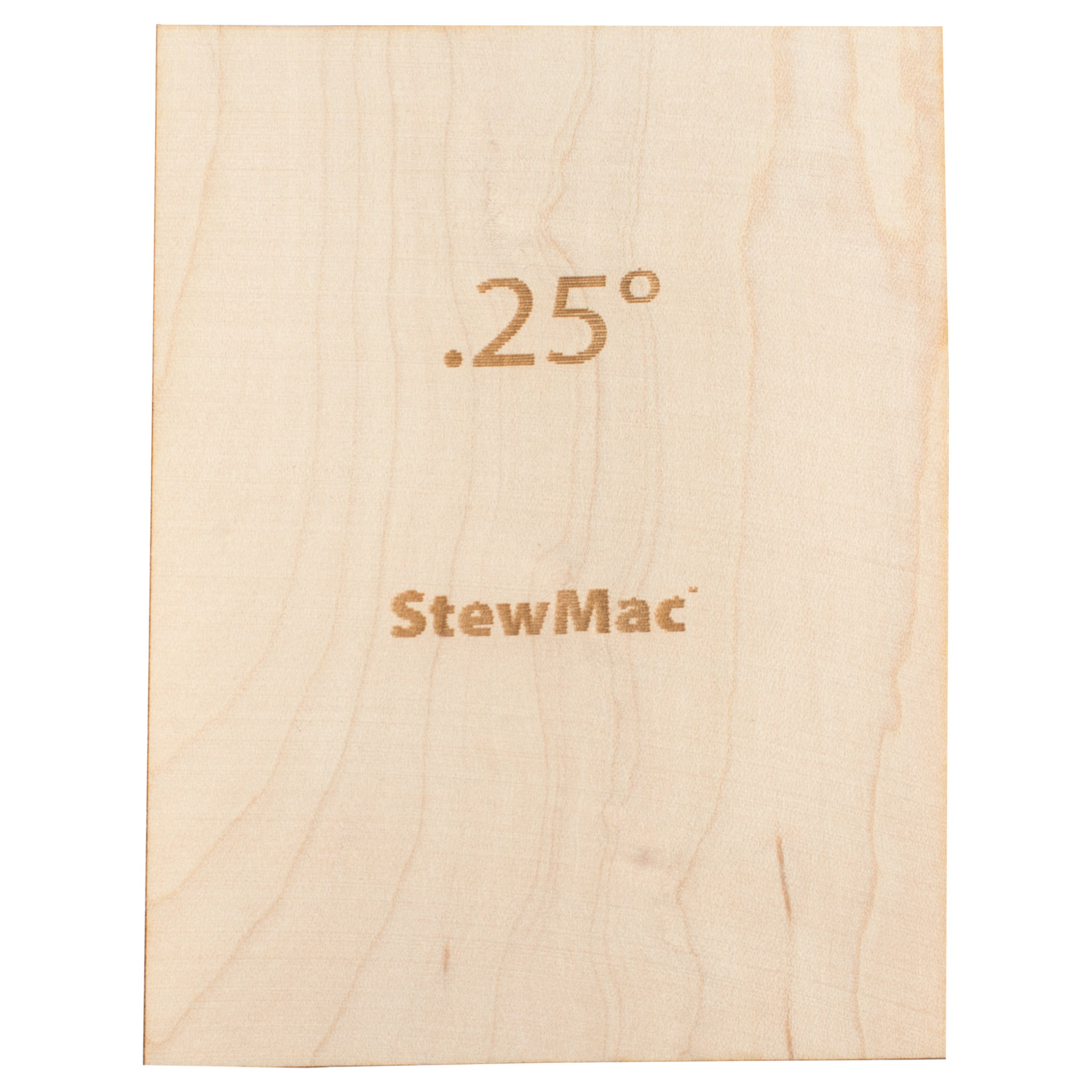 StewMac Neck Shims for Bass, Blank, 0.25 degree