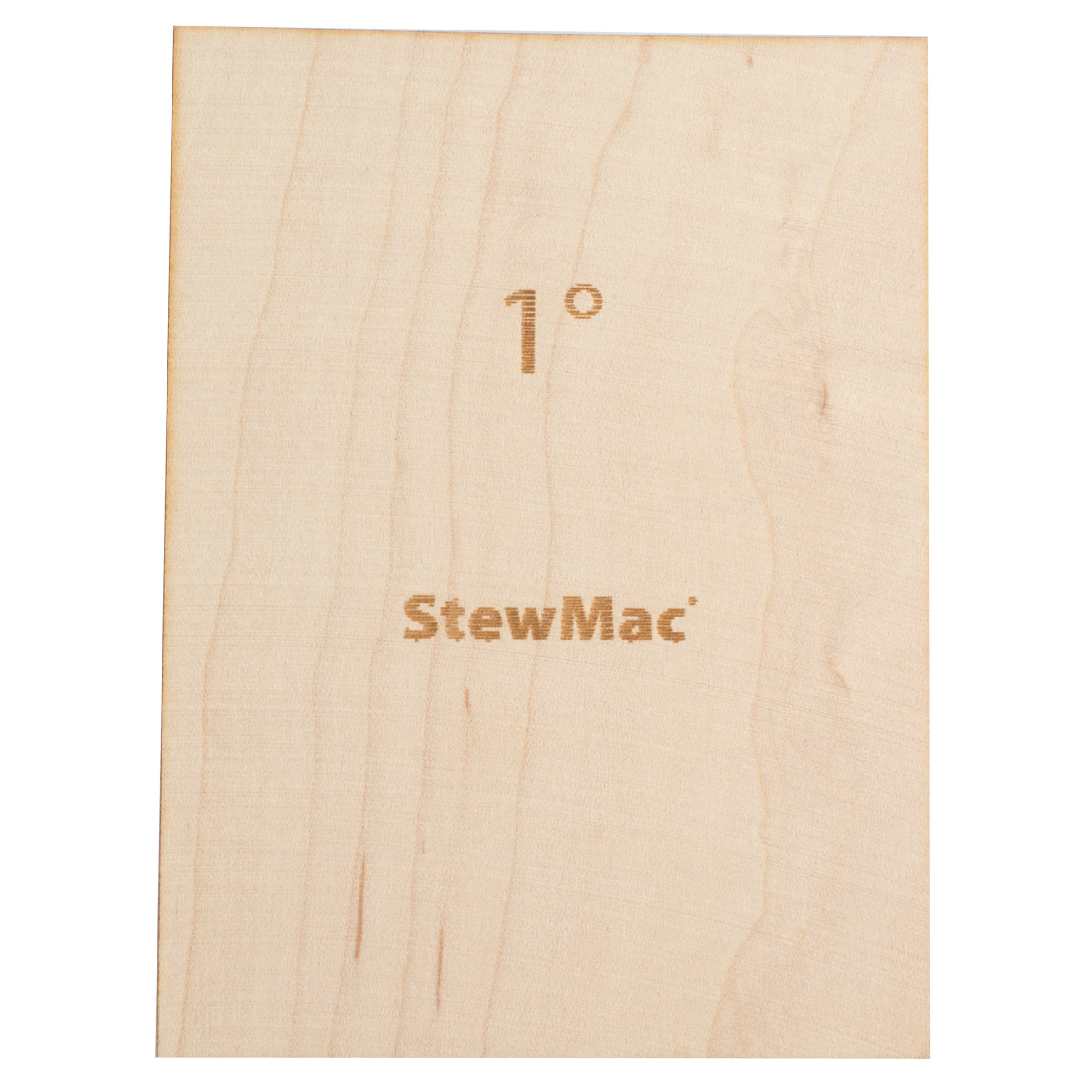 StewMac Neck Shims for Bass, Blank, 1 degree