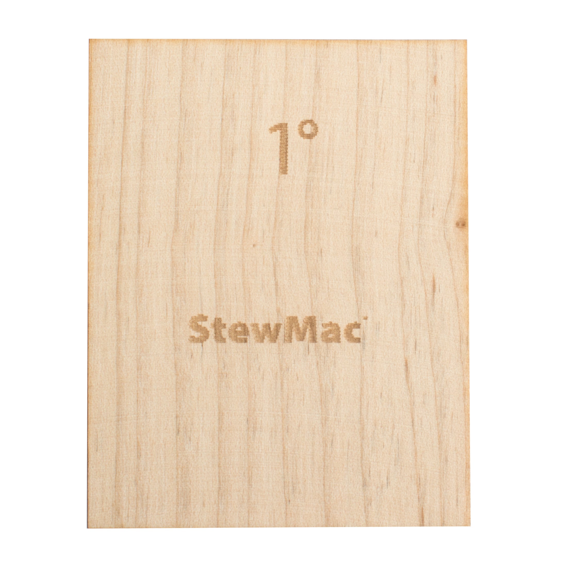 StewMac Neck Shims for Guitar, Blank, 1 degree
