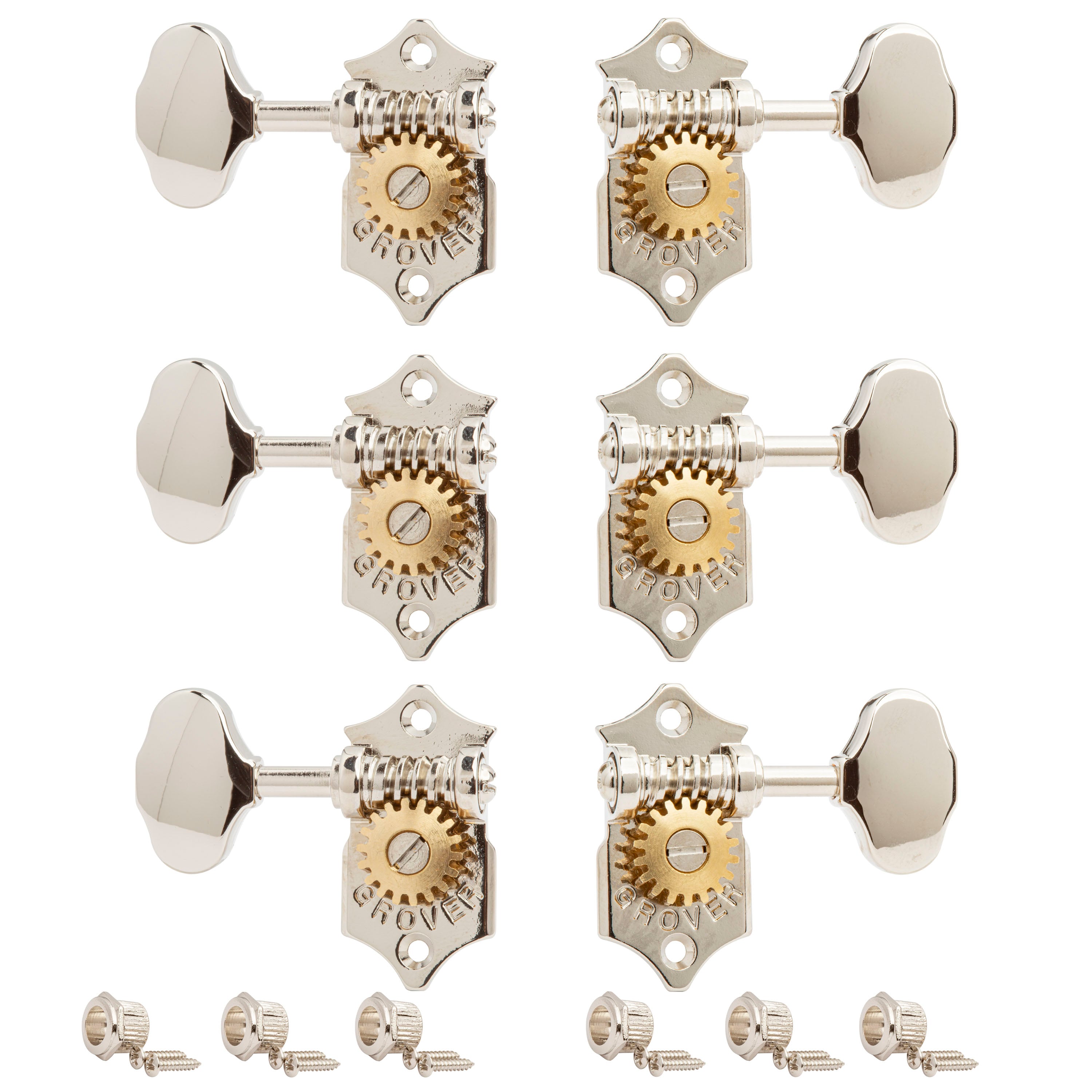 Grover 18:1 Sta-Tite (97-18 Series) 3+3 Tuners, Nickel