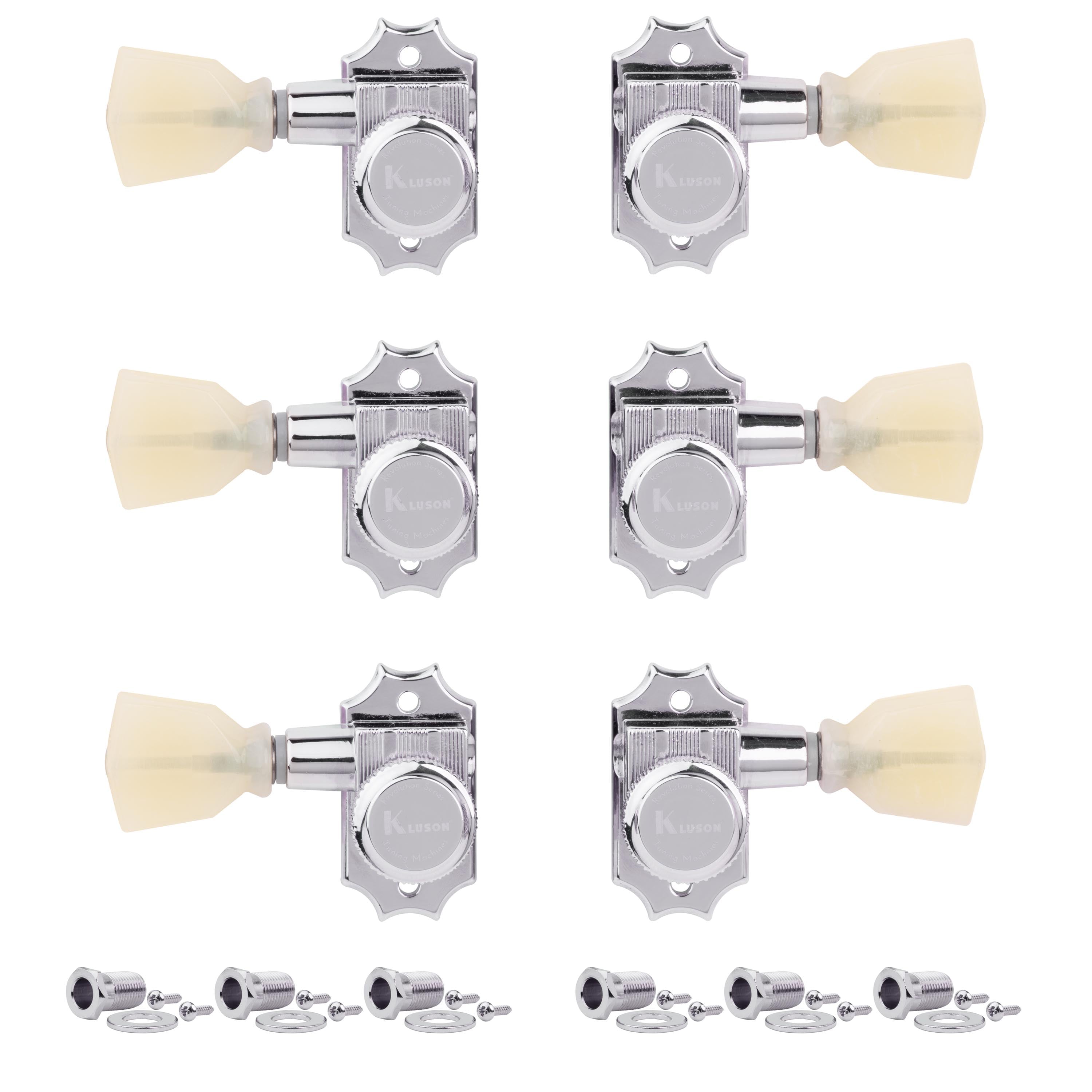 Kluson 3+3 Locking Revolution Series G-Mount Tuners