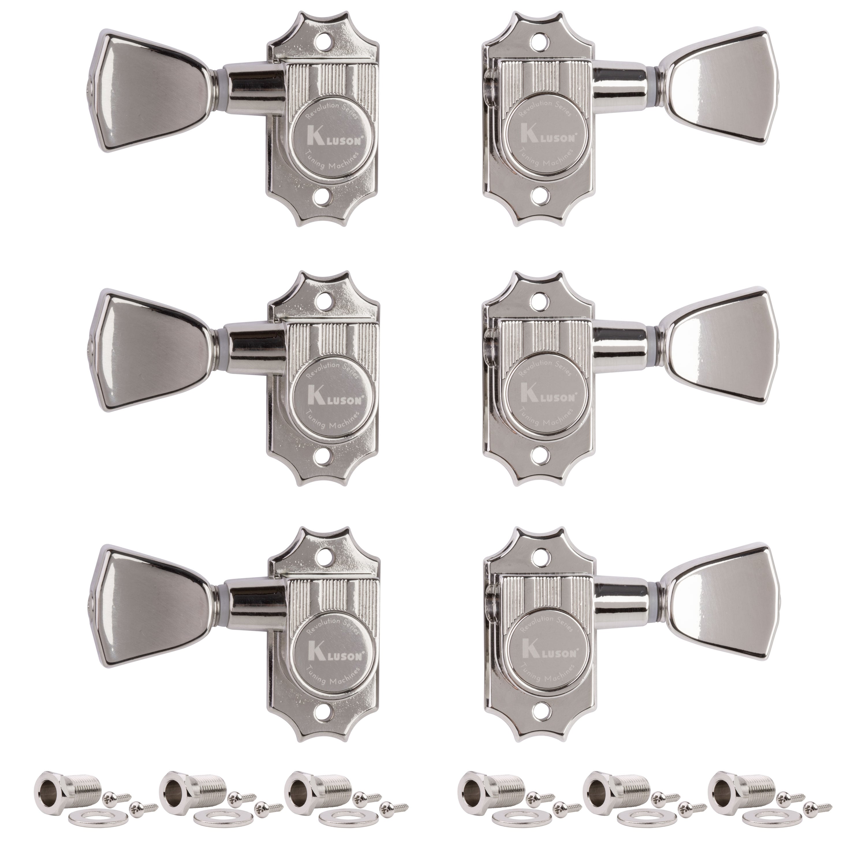 Kluson 3+3 Revolution Series G-Mount Tuners