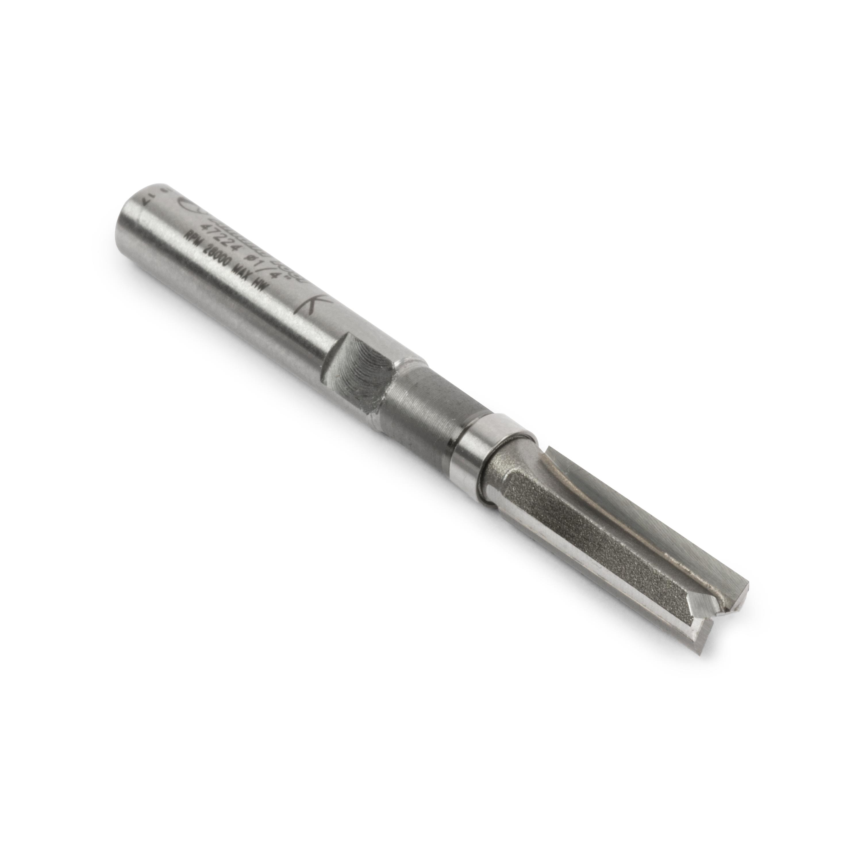 Amana Tool Miniature Ball Bearing Router Bits, 1/4" Shank, 1/4" dia x 3/4" height