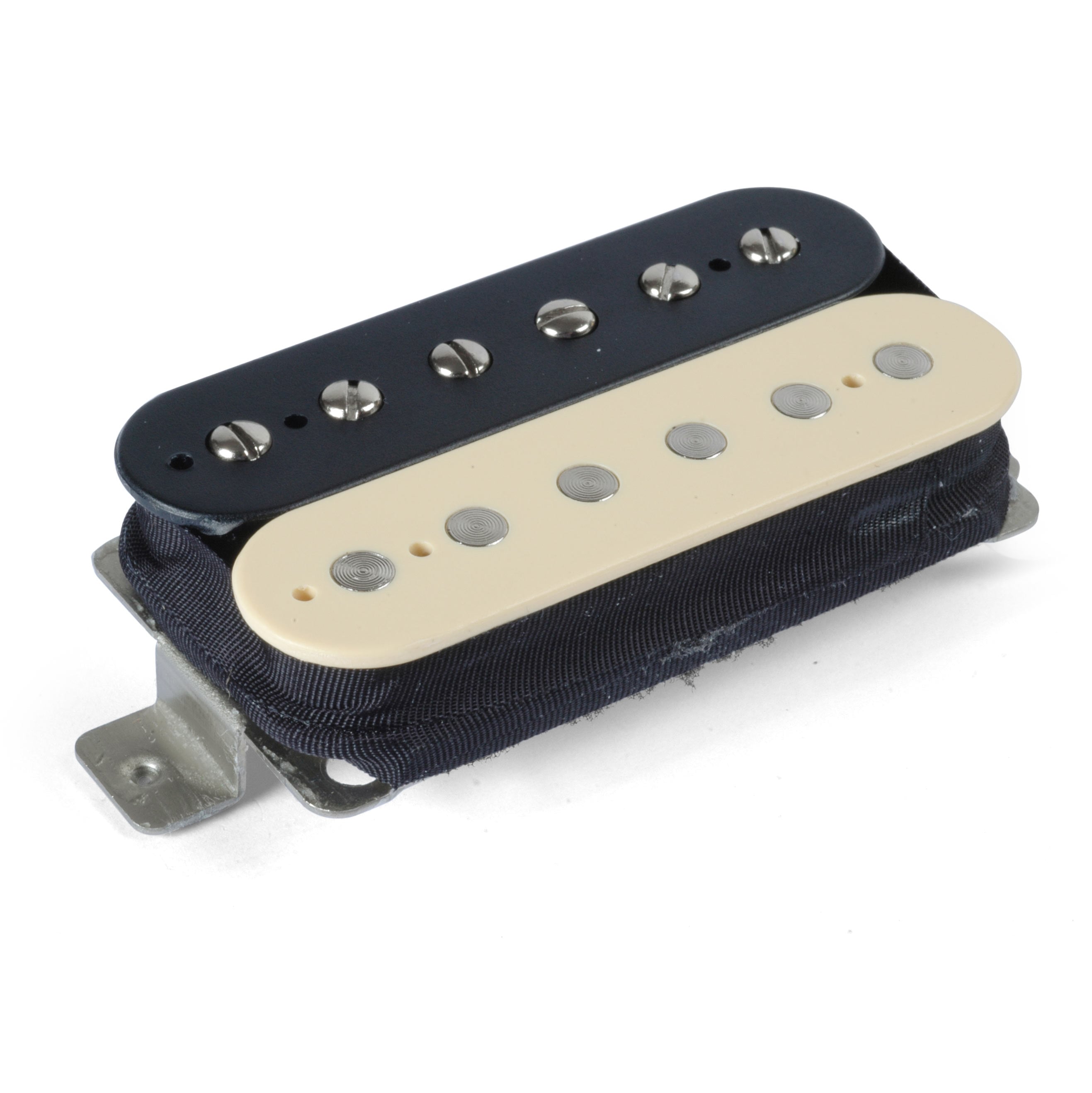 StewMac Overwound Humbucker Pickups, Neck Position, Zebra Exposed Coils