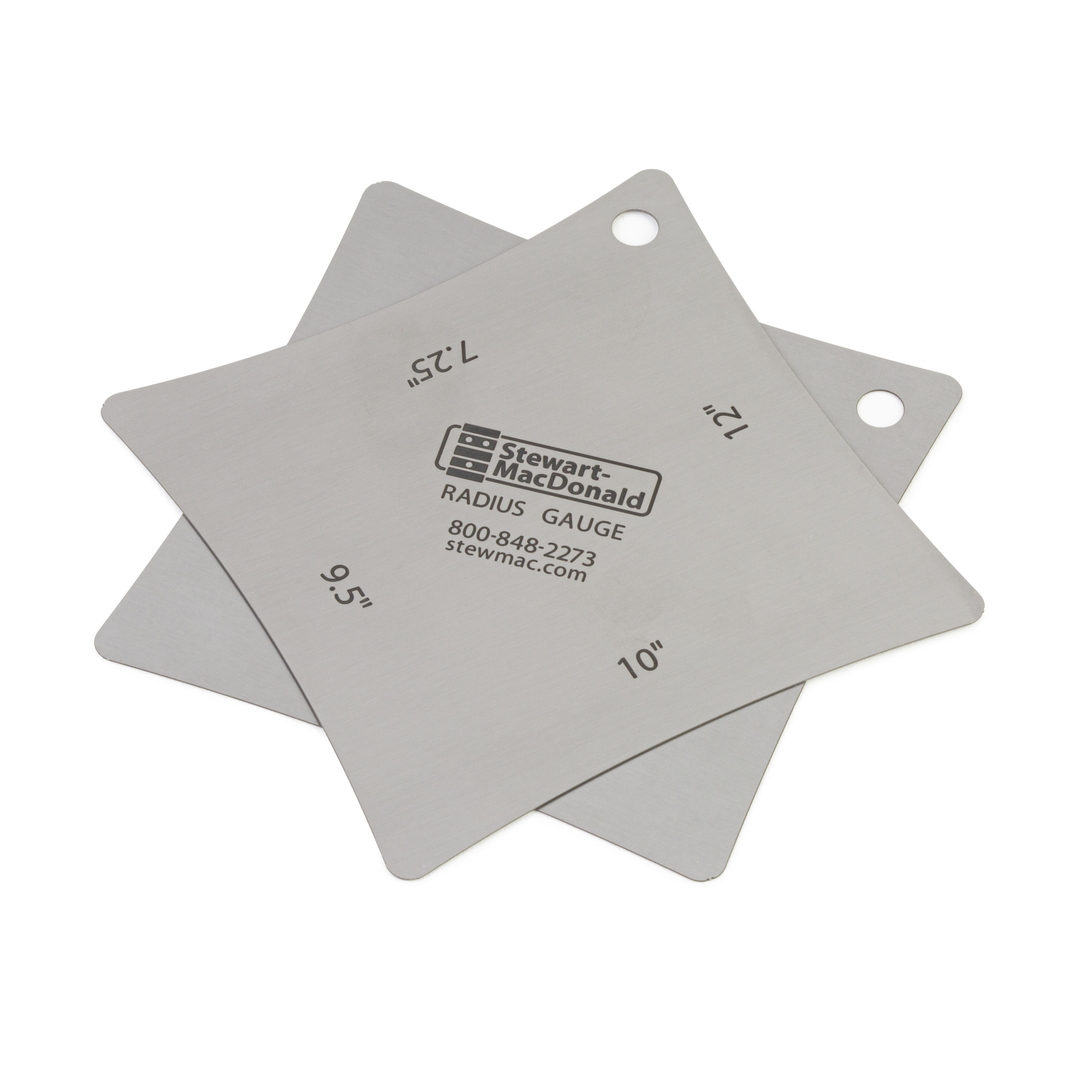 Radius Gauges, Original (smooth), set of 2
