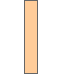 Cream Plastic Binding, .090" x .565" (2.29mm x 14.35mm)