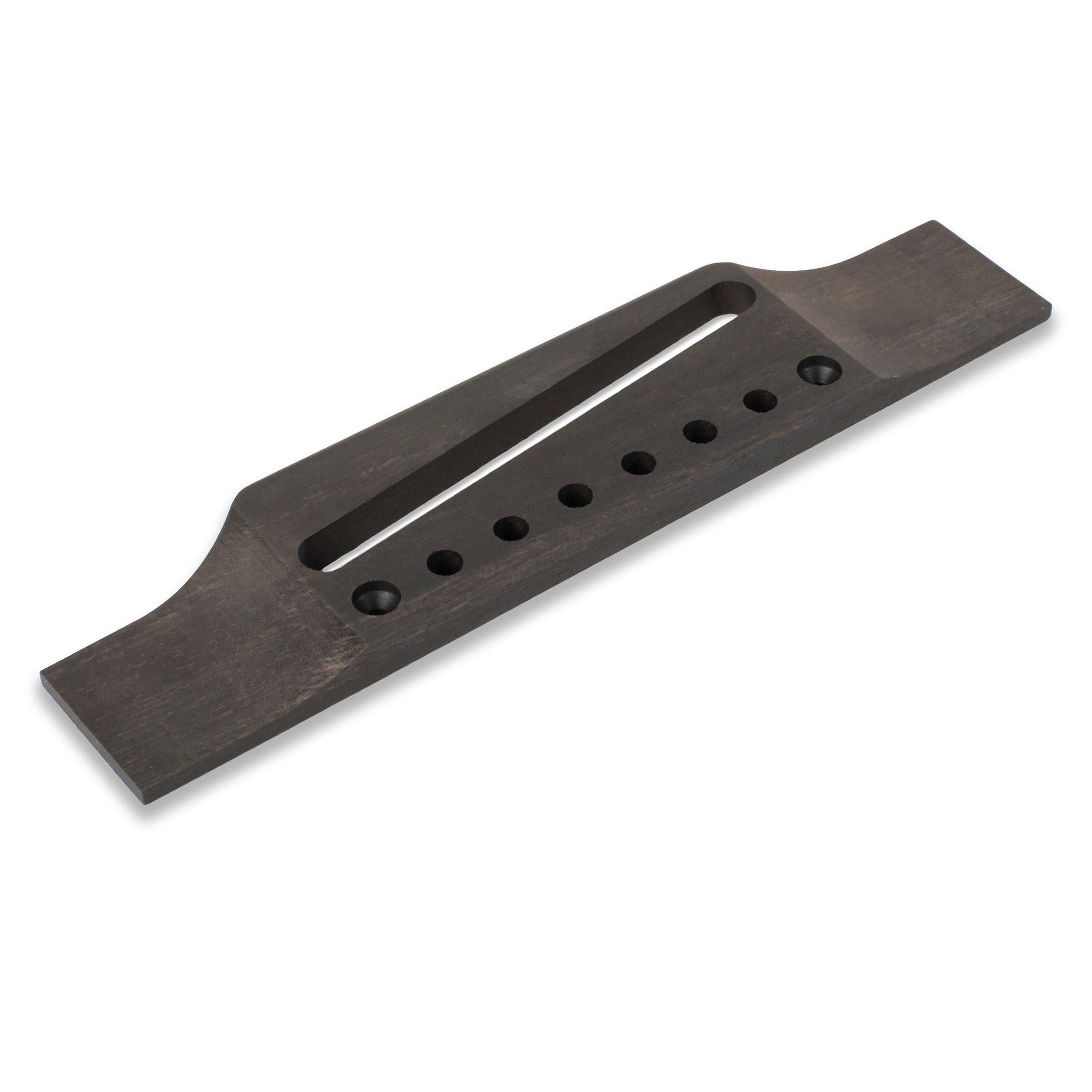 Reverse Belly Bridge for Gibson, Adjustable Saddle, Ebony