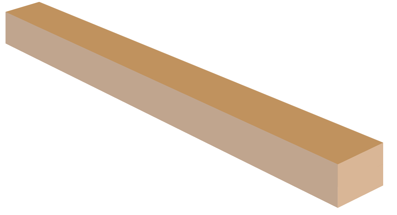 Korina (White Limba) Neck Blanks, AAA, 2" x 3" x 36"