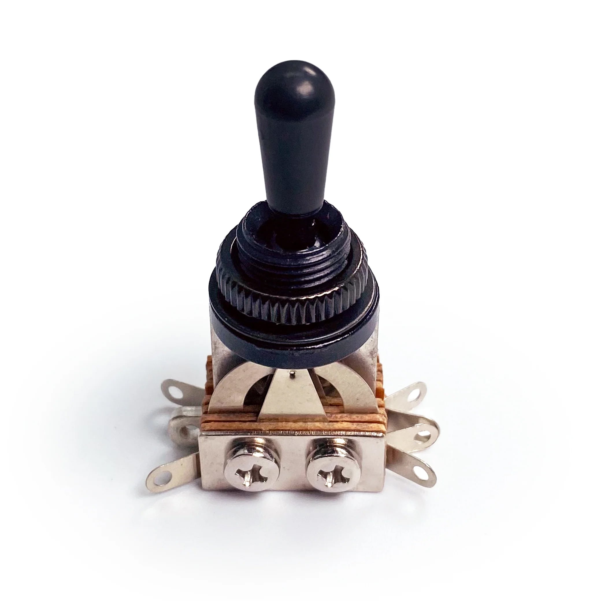AxLabs 3-Way 2-Pole, 6-Lug Toggle Switch, Black