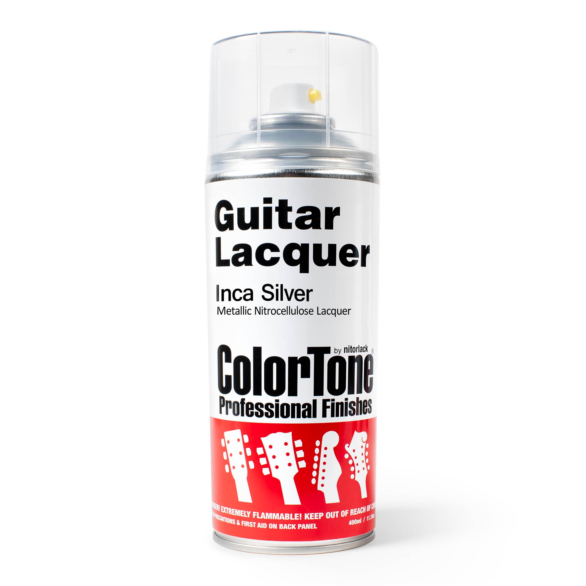 ColorTone Aerosol Guitar Lacquer, Inca Silver