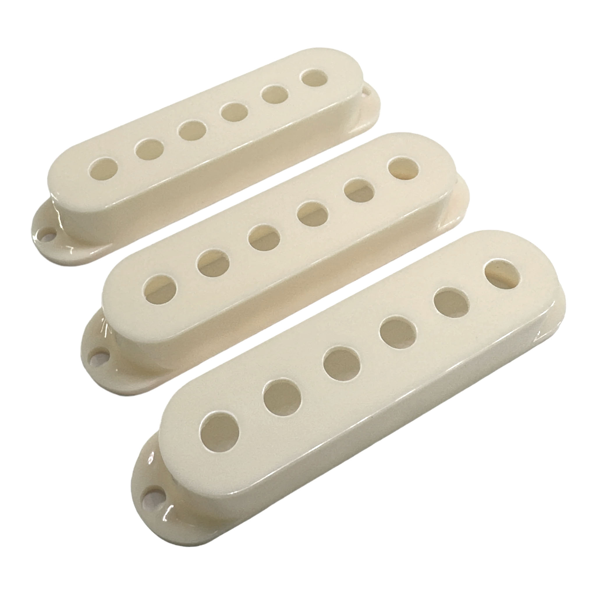 StewMac Pickup Cover Set with Vintage Spacing, Parchment