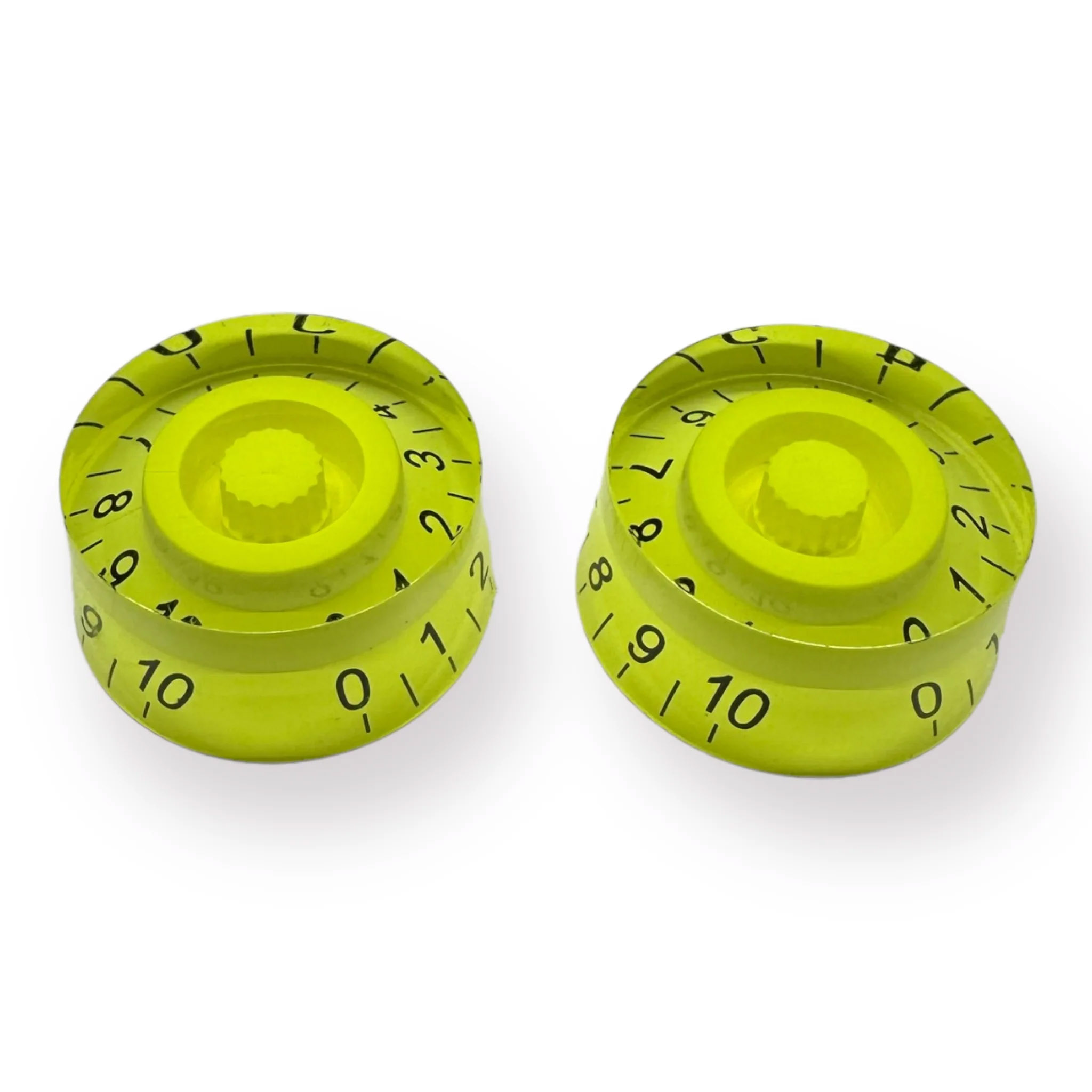 StewMac Speed Knob - 2 Pack, Neon Green