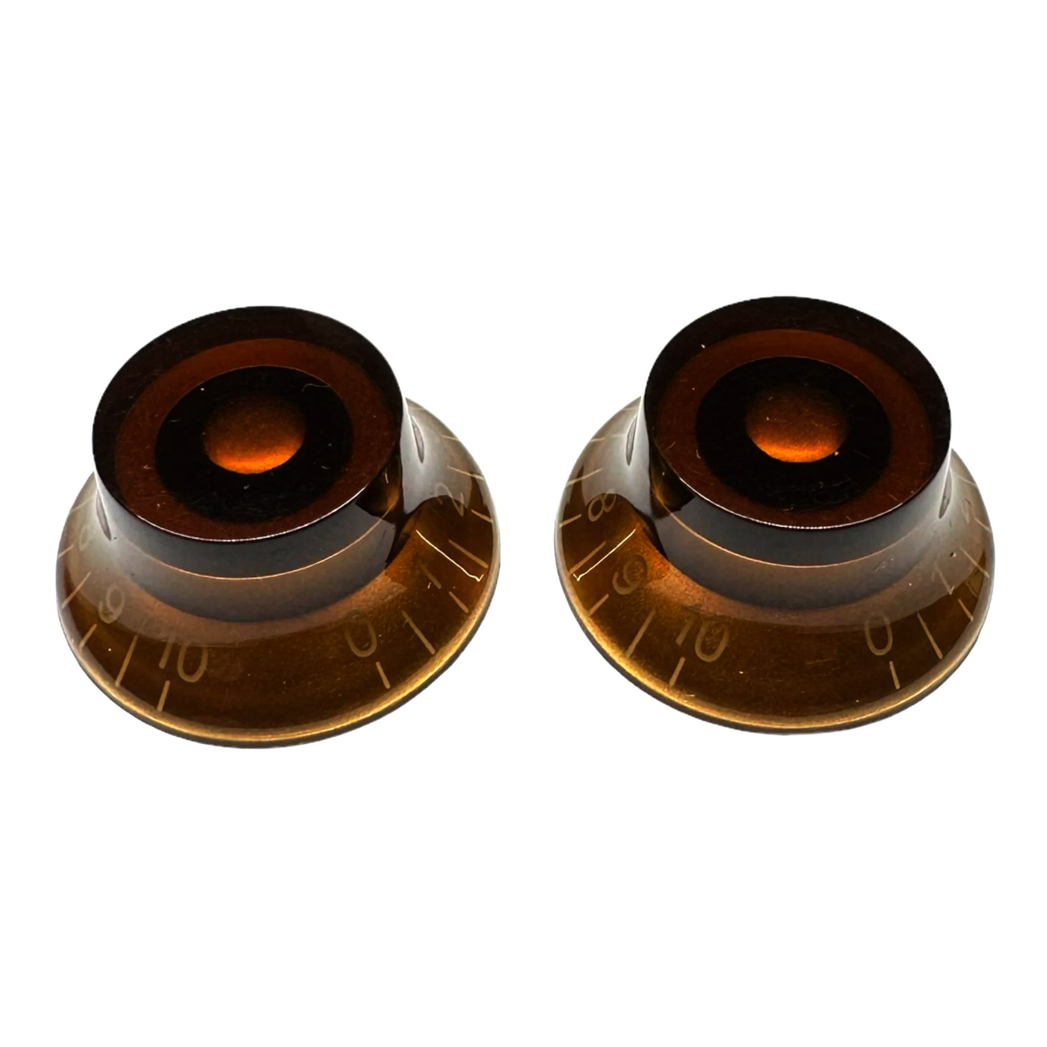 StewMac Bell Knob - 2 Pack, Aged Gold