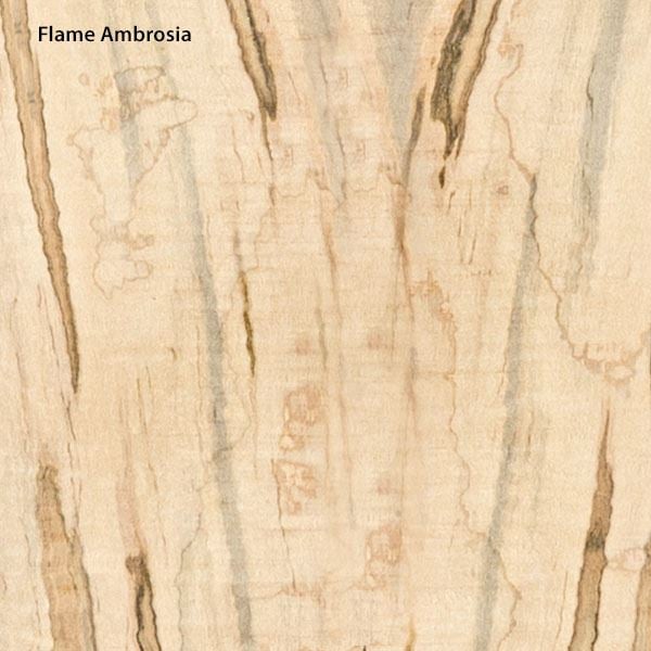 AAA Ambrosia Maple, Guitar, Overlay, Unsanded, .125 x 3-1/2 x 7