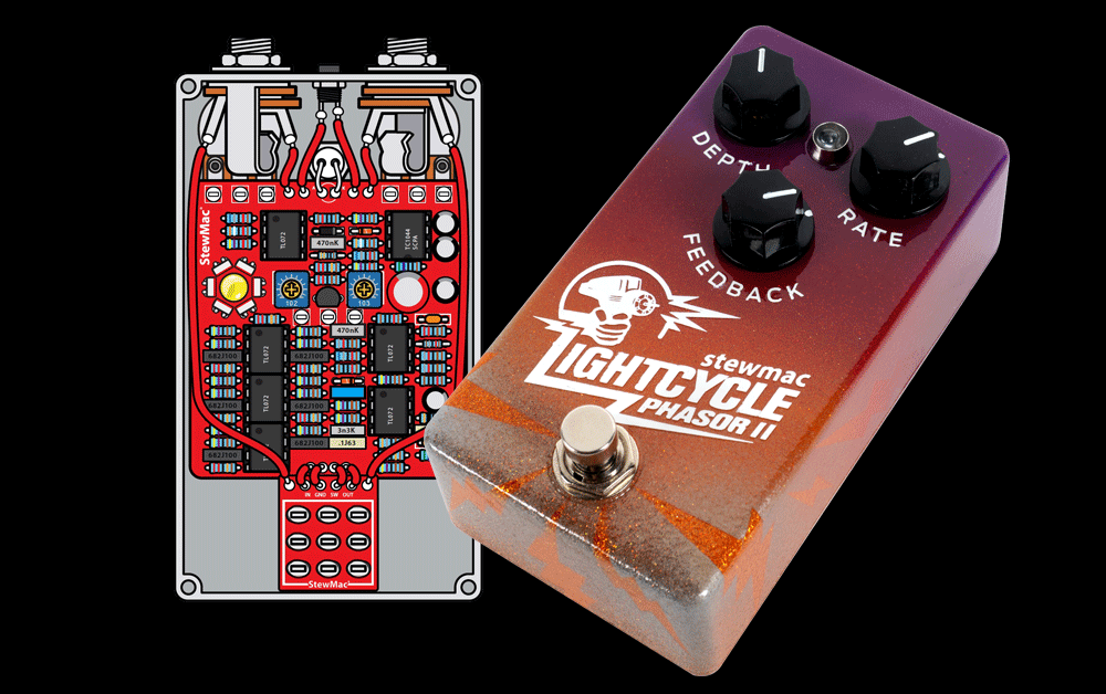 StewMac Lightcycle Phasor II Pedal Kit Instructions