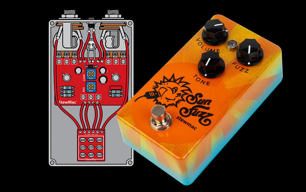 StewMac Sun Fuzz Pedal Kit Instructions