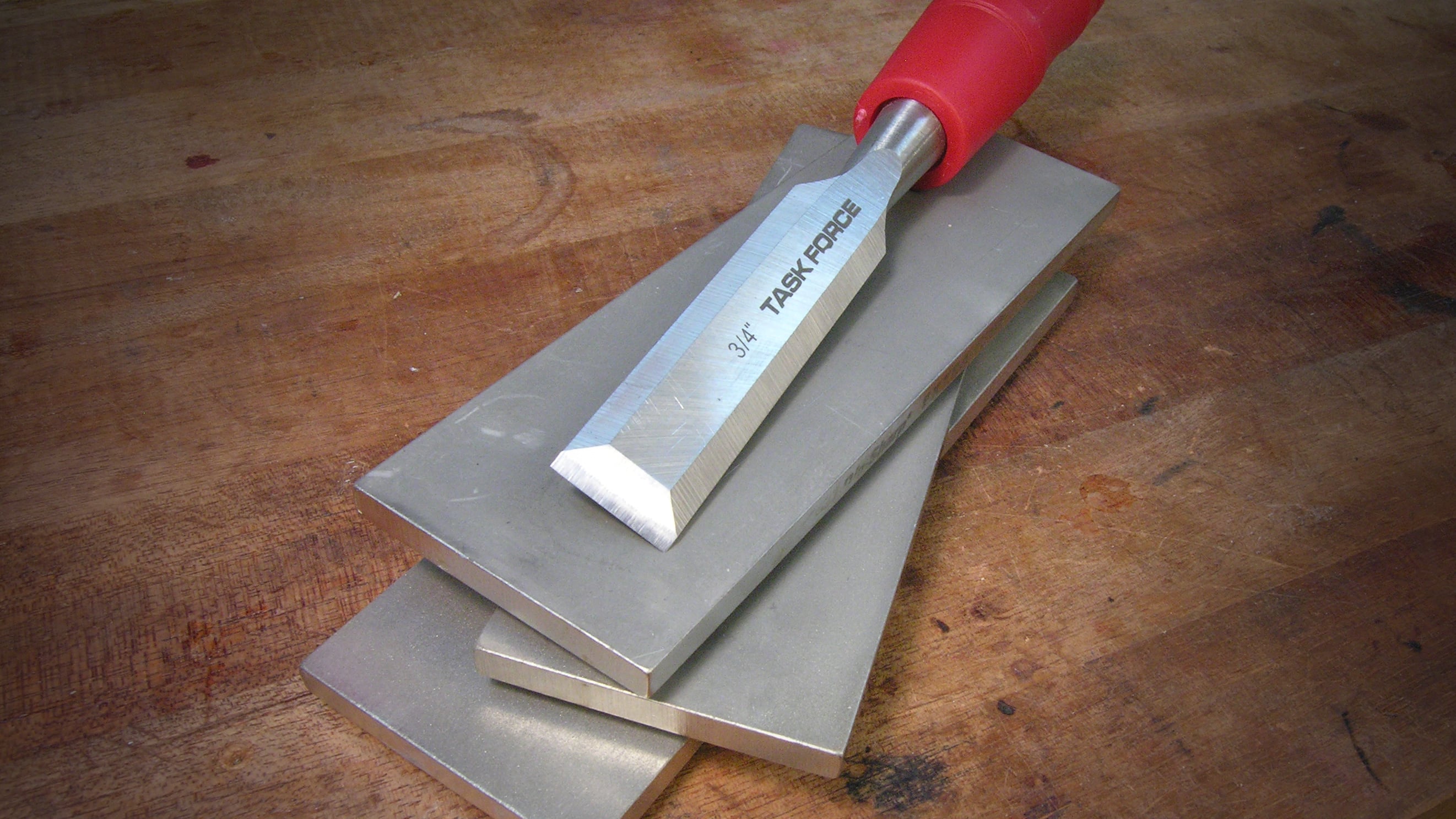 Sharpen your chisels so they cut like razors